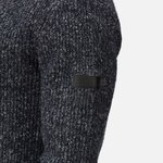 Regatta Professional Solomon Zip-Neck Strickpullover Grau/Navy, Dark Grey Marl S, RG0673 – Bild 5