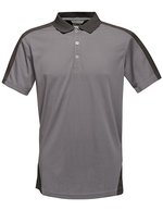 Regatta Professional Coolweave Polo mit 3-Knopfleiste, Classic Red/Black XXL, RG1740 – Phoque Gris (Uni)/Noir
