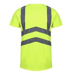 Regatta High Visibility Hi-Vis Kurzarm T-Shirt mit Reflexstreifen, Yellow/Navy 3XL, RG194 – Bild 4
