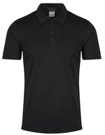 Regatta Honestly Made Recyceltes Polyester-Polo mit 3-Knopfleiste – Black