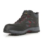 Regatta Professional Sicherheits-Halbschuhe Mudstone SBP Hiker, Ash/Rio Red 39 (6), RG2010 – Bild 6