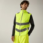 Hi-Vis Pro Contract Ablaze Softshell Bodywarmer – Bild 1