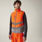 Hi-Vis 2-Tone Thermal Baffle Bodywarmer – Bild 1