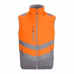 Hi-Vis 2-Tone Thermal Baffle Bodywarmer – Bild 3