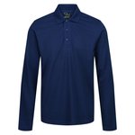 Regatta Professional Langarm-Poloshirt aus Piqué-Stoff, Black XS, RG222 – Bild 3