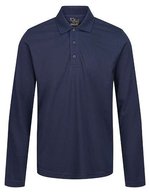 Regatta Professional Langarm-Poloshirt aus Piqué-Stoff, Black XS, RG222 – Marine