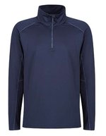 Regatta Professional Langarm-Shirt Stretch mit 1/4-Reißverschluss, Black S, RG240 – Blu navy