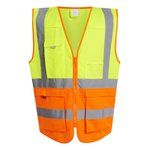 Regatta Professional Hi-Vis Warnweste mit Reißverschluss, Orange S, RG2510 – Bild 3