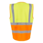 Regatta Professional Hi-Vis Safety Vest with Zip, Yellow XL, RG2510 – image 4