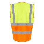 Regatta Professional Hi-Vis Warnweste mit Reißverschluss, Orange S, RG2510 – Bild 4