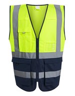 Regatta Professional Hi-Vis Warnweste mit Reißverschluss – Yellow/Navy