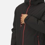 Regatta Professional Wasserdichte Isolierjacke mit 4-Wege-Stretch, Black/Classic Red S, RG253 – Bild 5