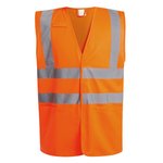Regatta Professional Hi-Vis Supervisor Weste aus Recyclingmaterial, Orange S, RG254 – Bild 3
