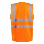 Regatta Professional Hi-Vis Supervisor Weste aus Recyclingmaterial, Orange S, RG254 – Bild 4