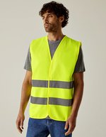 Regatta Professional Hi-Vis Warnweste aus 100% Polyester, Orange S, RG2550 – Bild 1