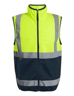 Regatta Professional Pro Hi-Vis Weste mit Reißverschluss, Orange S, RG257 – Giallo/Blu navy