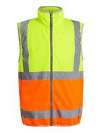 Regatta Professional Pro Hi-Vis Weste mit Reißverschluss, Orange S, RG257 – Giallo/Arancione