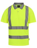 Pro Contract Hi-Vis Polo – Yellow