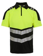 Hi-Vis X-Pro Polo (Class 1) – Black/Yellow