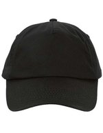 Regatta Professional Baumwoll-Polyester 5-Panel Cap, Black One Size, RG353 – Bild 1