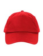 Regatta Professional Baumwoll-Polyester 5-Panel Cap, Black One Size, RG353 – Classic Red