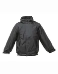 Regatta Junior Wasserdichte Kinderjacke mit Kapuze, Black/Ash (Heather) 104 (3-4 Jahre), RG418 – Bild 2