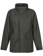 Regatta Professional Wasserdichte Microfaserjacke mit Kapuze, Black S, RG463 – Dark Olive