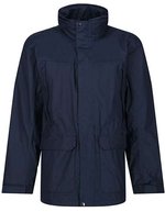 Regatta Professional Wasserdichte Microfaserjacke mit Kapuze, Black S, RG463 – Navy