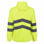 Regatta High Visibility Giacca Hi-Vis Packaway con Cappuccio, Yellow S, RG497 – immagine 4