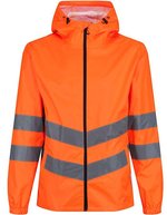 Regatta High Visibility Hi-Vis Packaway Jacke mit Kapuze – Orange