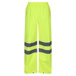Regatta High Visibility Reflektierende Packaway-Hosen aus Polyester, Orange S, RG498 – Bild 3