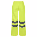 Regatta High Visibility Reflektierende Packaway-Hosen aus Polyester, Yellow L, RG498 – Bild 4