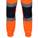 Regatta High Visibility Joggers Pro haute visibilité avec genoux Cordura, Orange/Navy S, RG5030 – image 5