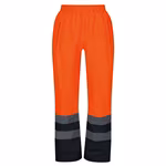 Regatta High Visibility High-Visibility Rain Trousers made of Polyester, Orange/Navy XL, RG5050 – image 3