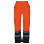Regatta High Visibility Hochsichtbare Regenhose aus Polyester, Orange/Navy S, RG5050 – Bild 3