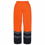 Regatta High Visibility High-Visibility Rain Trousers made of Polyester, Orange/Navy XL, RG5050 – image 4