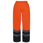 Regatta High Visibility Hochsichtbare Regenhose aus Polyester, Orange/Navy S, RG5050 – Bild 4