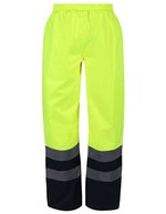 Regatta High Visibility Hochsichtbare Regenhose aus Polyester, Orange/Navy S, RG5050 – Yellow/Navy