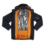 Regatta Professional Wasserdichte Softshelljacke mit RFID-Schutz, Black/Magma Orange S, RG5110 – Bild 5