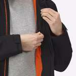 Regatta Professional Wasserdichte Softshelljacke mit RFID-Schutz, Black/Magma Orange S, RG5110 – Bild 7