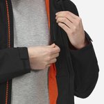 Regatta Professional Wasserdichte Softshelljacke mit RFID-Schutz, Black/Magma Orange S, RG5110 – Bild 7