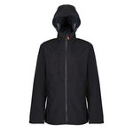 Regatta Professional Wasserdichte Softshell-Jacke mit Kapuze, Black S, RG514 – Bild 3