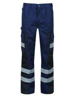 Regatta Professional Robuste Arbeitshose mit WR-Beschichtung, Black 28/29, RG5360 – Marine
