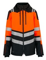 Hi-Vis X-Pro Waterproof Shell Veste (Class 2) – Black/Orange