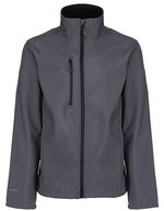 Recycelte Softshelljacke mit winddichten Eigenschaften – Seal Grey