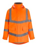 Hi-Vis Pro Contract Dover Parka Jacket – Orange