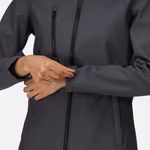 Regatta Professional Softshelljacke 3-Layer bedruckbar für Damen, Black/Black 44 (18), RG613 – Bild 7