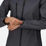Regatta Professional Softshelljacke 3-Layer bedruckbar für Damen, Black/Black 44 (18), RG613 – Bild 7