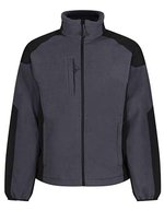 Regatta Professional Wasserabweisendes Mikrofleece mit Ripstop-Einsätzen, Black/Black S, RG615 – Seal Grey/Black