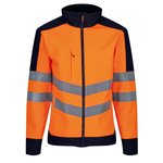 Regatta High Visibility Hi-Vis Softshell Jacke mit Taschen, Orange/Navy S, RG625 – Bild 3